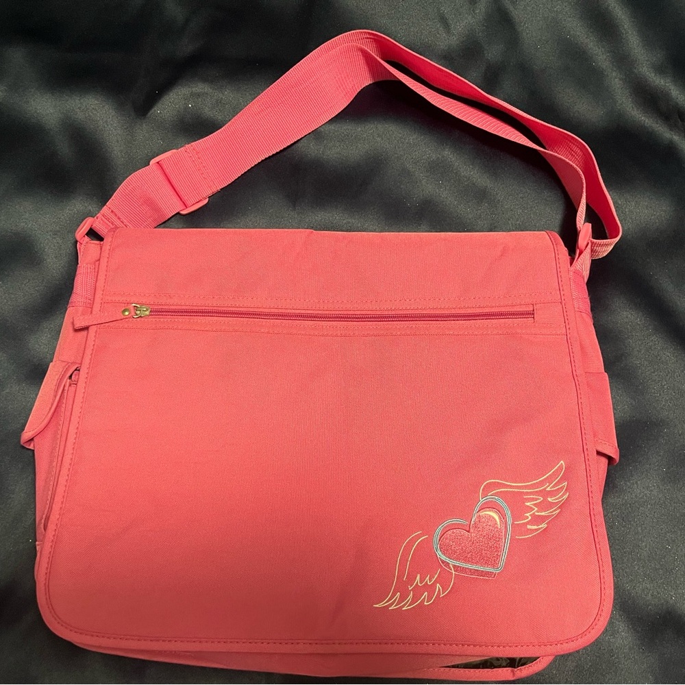 BONGO Pink and Purple Heart Star Laptop Bag - Picture 5 of 5